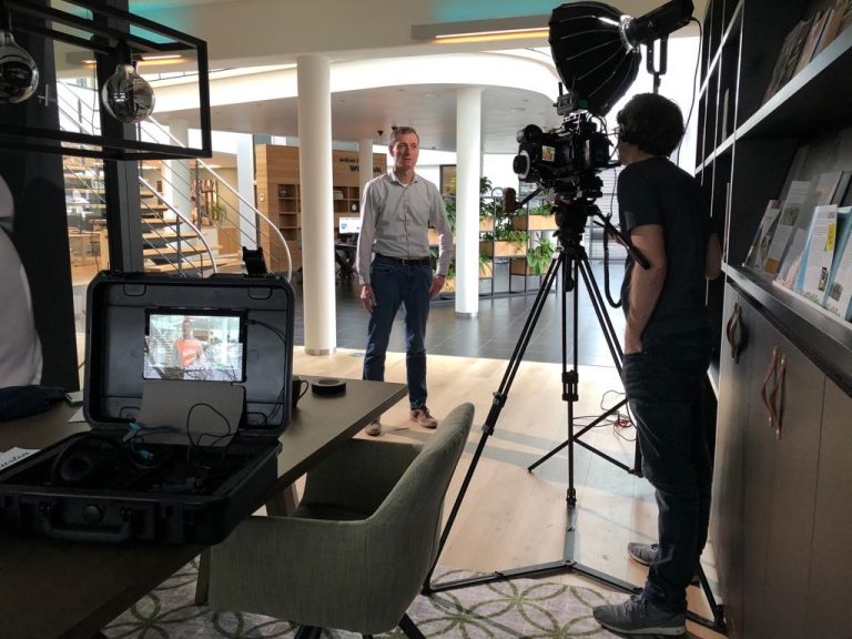 Een kijkje achter de schermen bij het maken van een promotievideo door Dag en Dauw